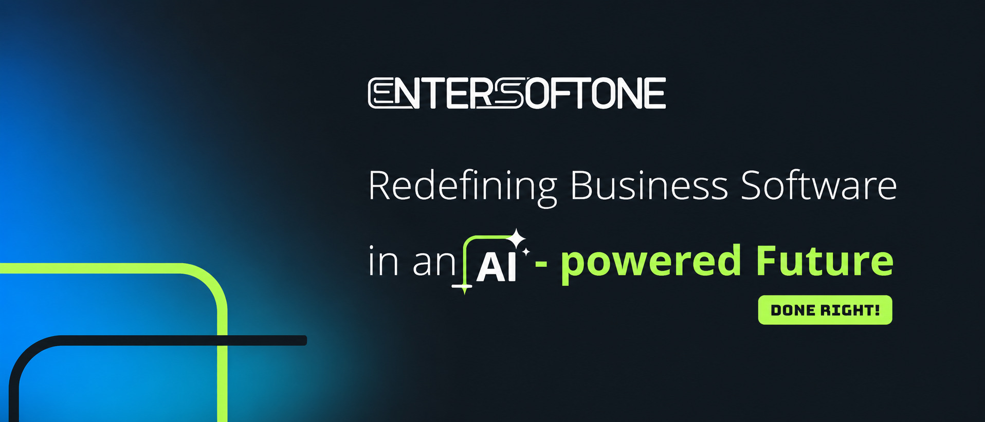 EntersoftOne — Redefining Business Software in an AI-powered Future